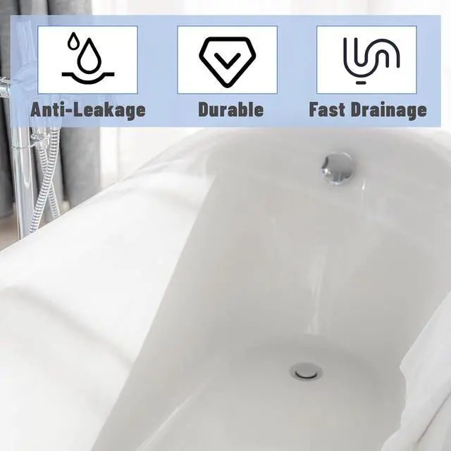 Alt view image 3 of 7 - 5 Pcs Tub Stopper Gasket for Bathtub Pop Up Drain Assemblies Replaces Stopper Bathtub Drain Gasket for Tip Toe Style Bathtubs Stoppers Bathtubs Plug Gaskets(2-1/16 in. x 1 in. x 1/4 in)