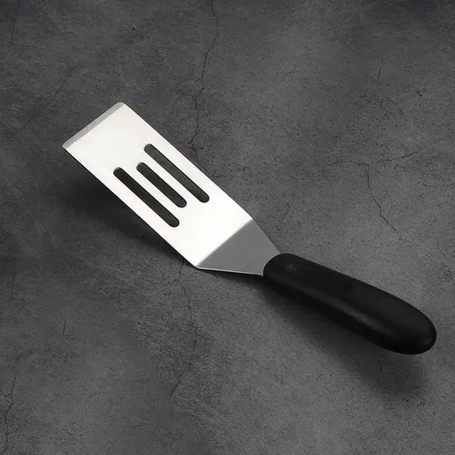 Alt view image 2 of 7 - Small Metal Spatula, Stainless Steel Mini Turner for Baking(1) | Brownie, cookie, lasagna, pancakes & cake. Cutter & serve turner. Flipping & cooking. Durable professional grade.