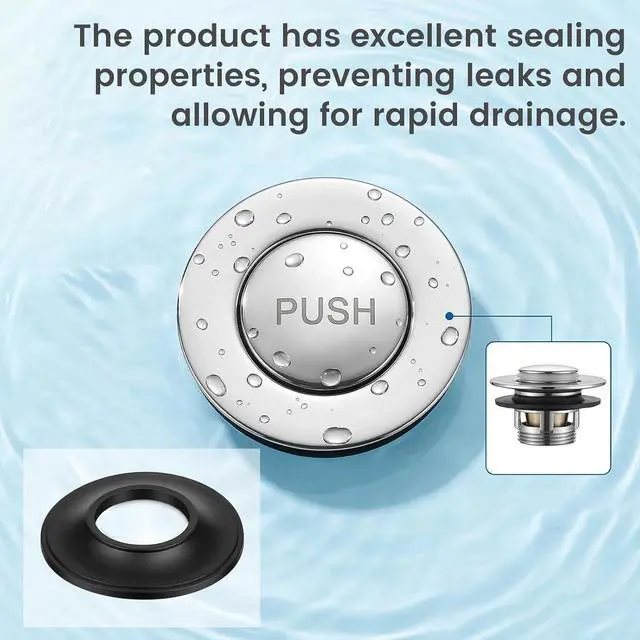 Alt view image 5 of 7 - 5 Pcs Tub Stopper Gasket for Bathtub Pop Up Drain Assemblies Replaces Stopper Bathtub Drain Gasket for Tip Toe Style Bathtubs Stoppers Bathtubs Plug Gaskets(2-1/16 in. x 1 in. x 1/4 in)