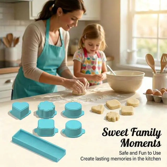 Alt view image 6 of 7 - 5 PCS Cake Pop Mold Set with 7.8-inch Tray, 5 Shape Cakepop Cutter | Heart, Square, Cloud, Oval and Round, 5 Shapes Plastic Baking Molds for Home Baking, Birthday Parties, Wedding Desserts