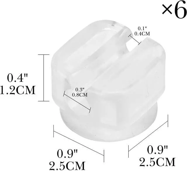 Alt view image 2 of 6 - 6 PCS Suction Cup Toothbrush Holder for Mirror, Electric Toothbrush Head Hanger Wall Mounted for Bathroom, Waterproof Multifunctional Hook for Towel, Key and Razor Clear