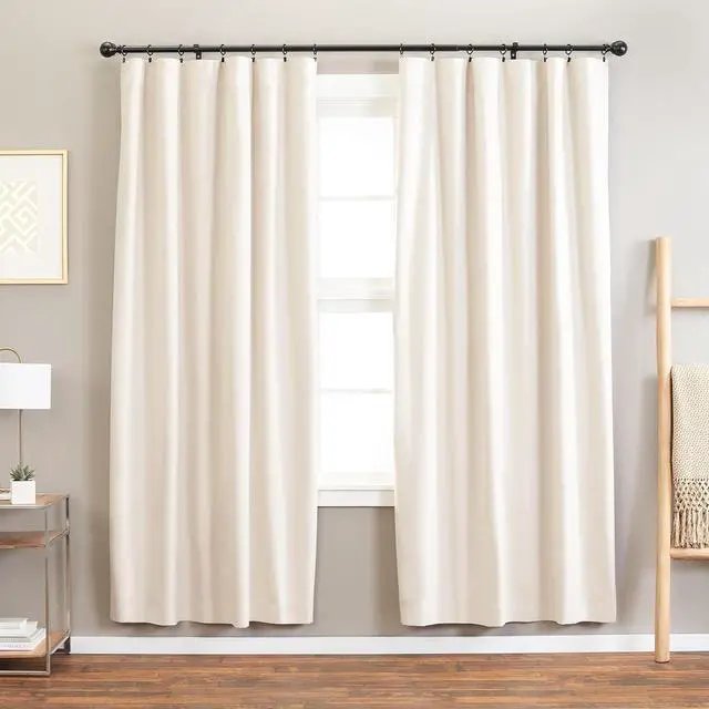 Alt view image 4 of 6 - 16 Pack Openable Curtain Rings with Clips, Black Shower Curtain Hooks Curtain Clips Rings for Hanging Drapery Drapes Bows, 1 Inch Diameter, Fits up to 5/8" Rod