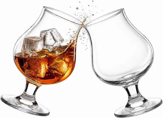 Main image of DeeCoo® 2 Pack Crystal Whiskey, Bourbon, Scotch Glasses, Wine Tasting Glasses 7 oz, Shot Glasses Set Old Fashioned Brandy Snifter Glass for Liquor Tequila Gin Cognac Vodka Cocktai, Gift for Men Father