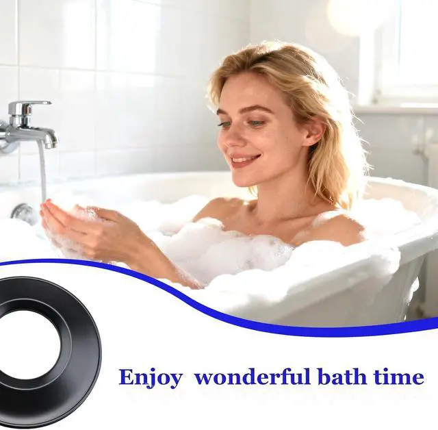 Alt view image 6 of 6 - 3 Pack Tub Drain Stopper Gasket, Stopper Bathtub Drain Gasket Replacement for tip Toe Style Drain cartridges(2-1/16 in. x 1 in. x 1/4 in)