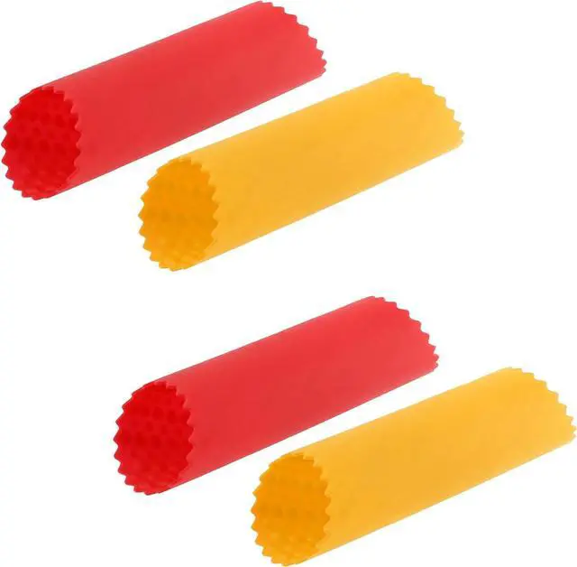 Main image of 4Pcs Garlic Peeler Skin Remover Roller Keeper,Easy Quick to Peeled Garlic Cloves with Silicone Tube Roller Garlic Peeling Kitchen Tool(Red -2PCS/ Orange -2PCS)