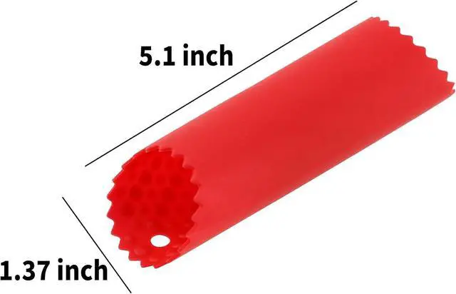 Alt view image 2 of 7 - 4Pcs Garlic Peeler Skin Remover Roller Keeper,Easy Quick to Peeled Garlic Cloves with Silicone Tube Roller Garlic Peeling Kitchen Tool(Red -2PCS/ Orange -2PCS)