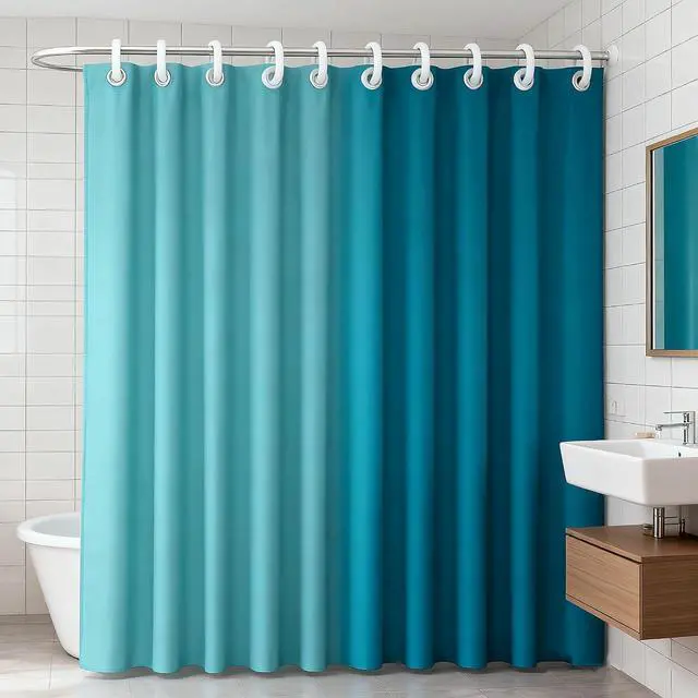 Alt view image 4 of 6 - 24 PCS White Plastic Shower Curtain Rings,Shower Curtain Hooks | Sturdy, Easy to install,Versatile