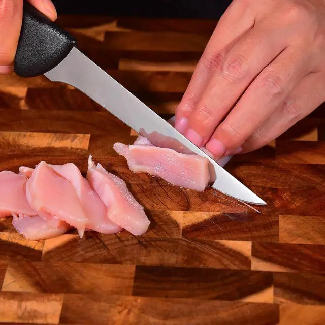 Alt view image 5 of 7 - Rondauno Boning Knife, Deboning Knife 6 in Razor Sharp Blade Cutting Meat | High Carbon Stainless Steel Blade, Ergonomic Non-Slip Handle