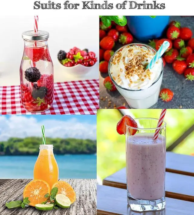Alt view image 5 of 6 - 25 PCS Plastic Straws, 9" Reusable Plastic Straws with 1 Brushes, 6 Colors Replacement Drinking for Tumblers, YETI, Jars, Stanley, Starbucks