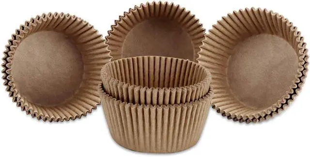 Alt view image 2 of 7 - Gifbera Unbleached Parchment Paper Cupcake Liners 400 Counts - Standard Food Grade Muffin Baking Cups, Greaseproof Non-Stick Cupcake Wrappers for Party, Wedding, Birthday (Natural)