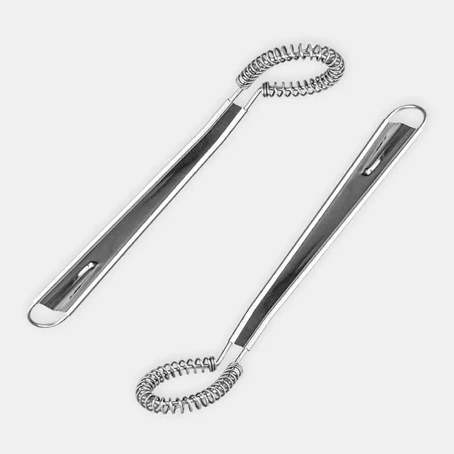 Alt view image 2 of 5 - 2 Pieces Egg Beater, Stainless Steel Mini Egg Whisk, Spring Coil Whisk, Handheld Milk Frother Foamer Sauce Stirrer Blender Coffee Mixer