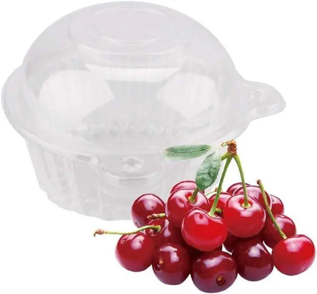 Alt view image 5 of 7 - 50 Pack Plastic Single Individual Cupcake Muffin Dome Holders Cases Boxes | Cups Pods,Great for parties or cake,muffin sales