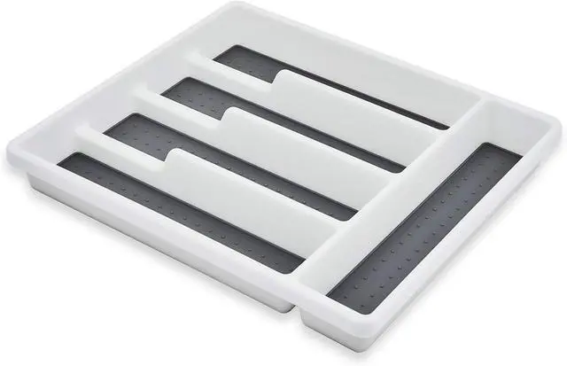 Alt view image 3 of 6 - HaWare Silverware Tray, Multi-Purpose Organizer with Soft Grip Lining