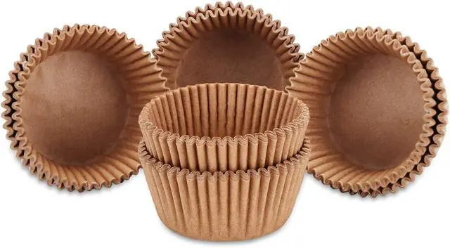 Alt view image 5 of 7 - Gifbera Unbleached Jumbo Muffin Cupcake Liners 200 Counts - Parchment Paper Large Baking Cups, Food Grade Cupcake Wrappers for Wedding Birthday, Non-stick, Odorless, Natural