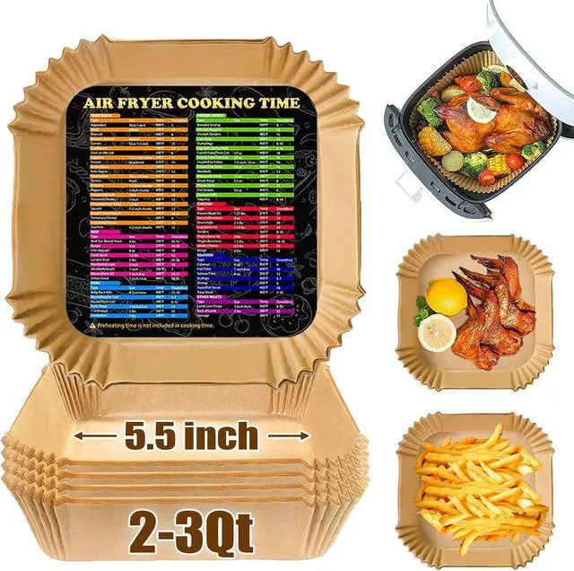 Main image of Air Fryer Liners for CHEFMAN 2 Qt Air Fryer, Mini Airfryer Liners Small Air Fryer Paper Liners, Compatible with Cosori 2.1Qt, Dash 2.6Qt, Instant Vortex 2Qt amd other 2-3Qt Mini Air Fryers