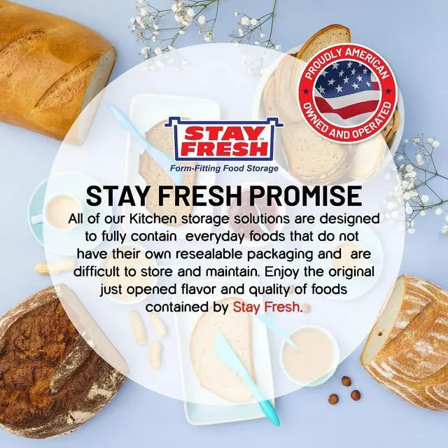 Alt view image 7 of 7 - Stay Fresh Cream Cheese Container For Fridge Clear Plastic for Cream Cheese, Dishwasher Safe, BPA Free Cheese Dish for your Pantry, Counter, Refrigerator