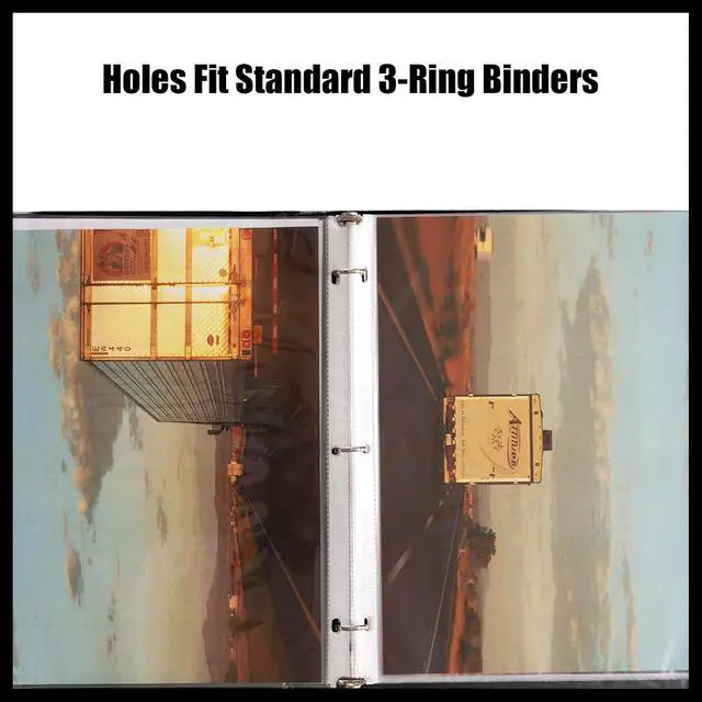 Alt view image 3 of 6 - 50 Pack Clear Sheet Protectors for 3 Ring Binder, Polypropylene Acid-Free Material, 8.5 x 11 Inch Letter Size, Protector of Your Documents