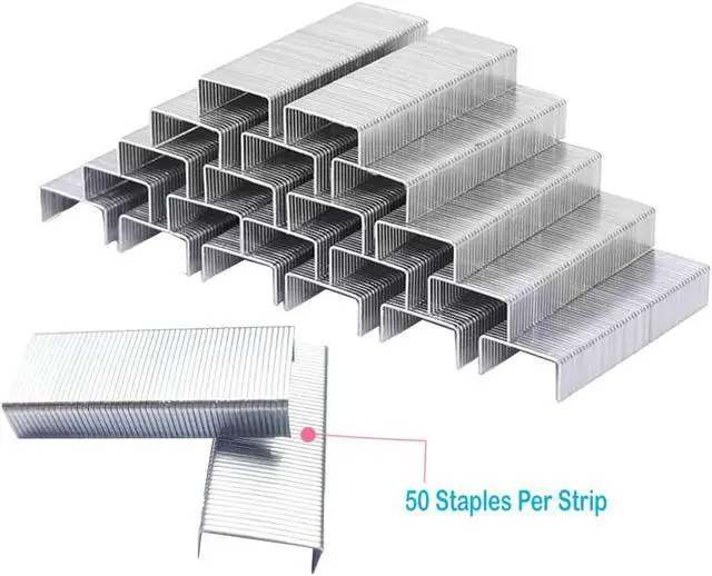 Alt view image 4 of 6 - 5000Pcs No.10 Staples, #10 Mini Staples, No.10 Tiny Staple,Silver | Not Suitable for Standard 1/4"(24/6 or 26/6) Staplers, Fits Mini Staplers, Such as Swingline Tot 50, Max HD-10D,Bostitch Mini
