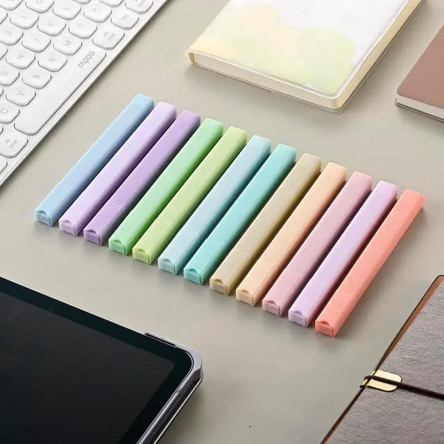 Alt view image 4 of 7 - konket- Aesthetic Bible Highlighters No Bleed, Cute Pastel Highlighters, 12 pcs Chisel Tip