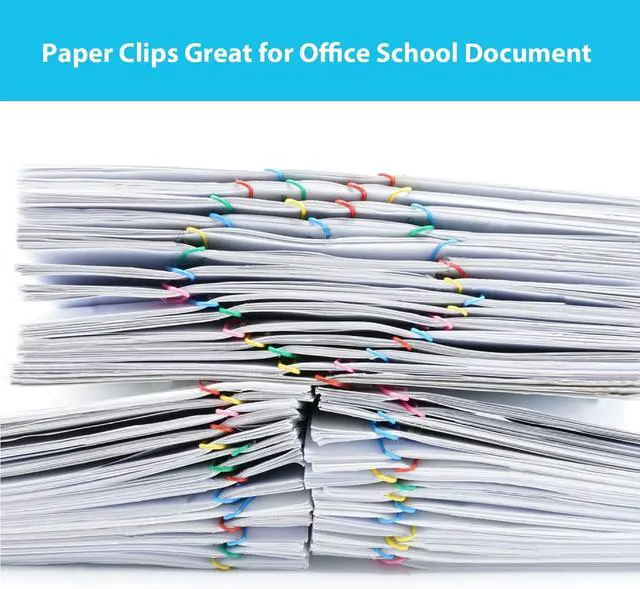 Alt view image 4 of 7 - Paper Clips, 100Pcs 2 Inch Large Paperclips Assorted Color | Coated Jumbo Reusable Big Paper Clips, Large Colored Paper Clips for Office School Document Organizing