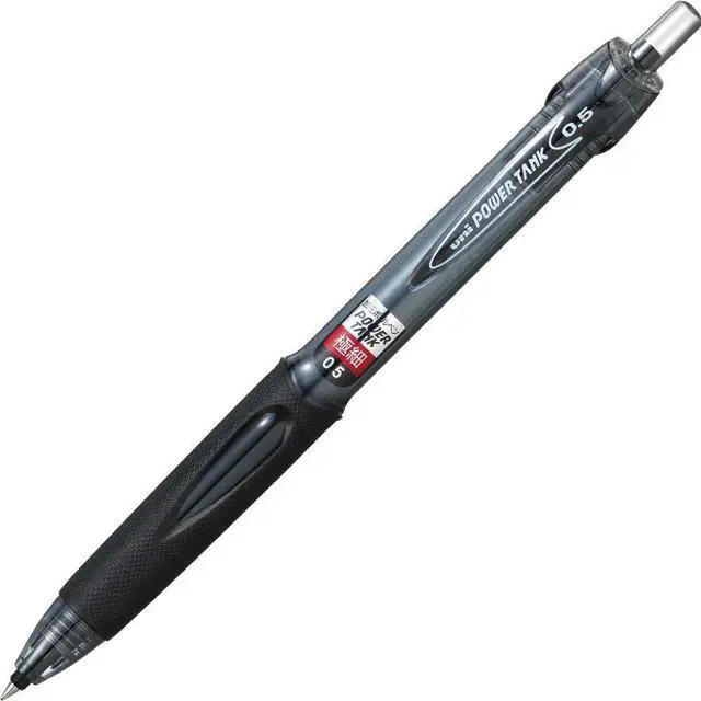 Main image of uni Power Tank, Pressurized Refill Ballpoint Pen, 0.5mm, black body, black ink (SN200PT05.24)
