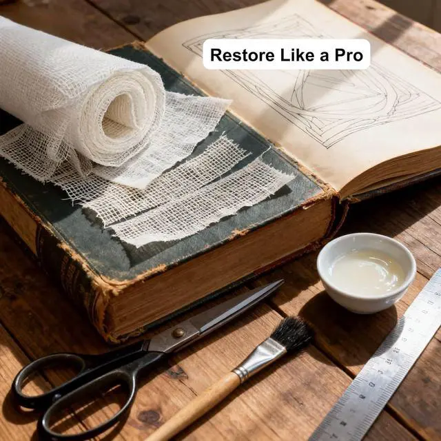 Alt view image 6 of 7 - Book Binding Cloth for Book Repair and Rebinding, 36 x 36 Inch | 36 x 36 inch book cloth for repairing and reinforcing book spines, handmade journals, scrapbooks, and bookbinding projects