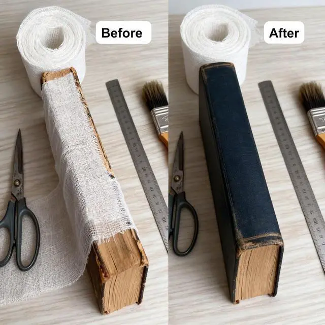 Alt view image 7 of 7 - Book Binding Cloth for Book Repair and Rebinding, 36 x 36 Inch | 36 x 36 inch book cloth for repairing and reinforcing book spines, handmade journals, scrapbooks, and bookbinding projects