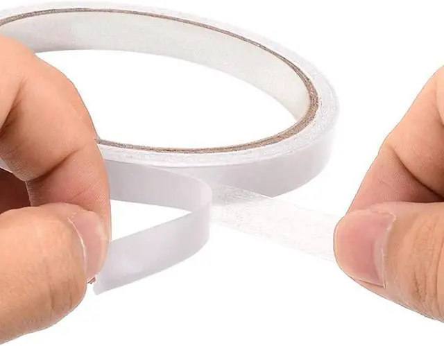 Alt view image 3 of 6 - MagiDeal Basting Tape, Double Faced, 1/4 inch, Clear, 1 roll per Pack, 60 Yard roll