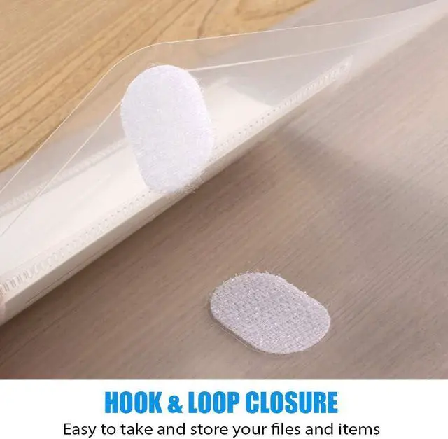 Alt view image 3 of 7 - Sooez 10 Pack Plastic Envelopes File Folders, Clear Folder for Document US Letter A4 Size Poly Envelopes with Label Pockets for School Home Work Office Organizer, Clear