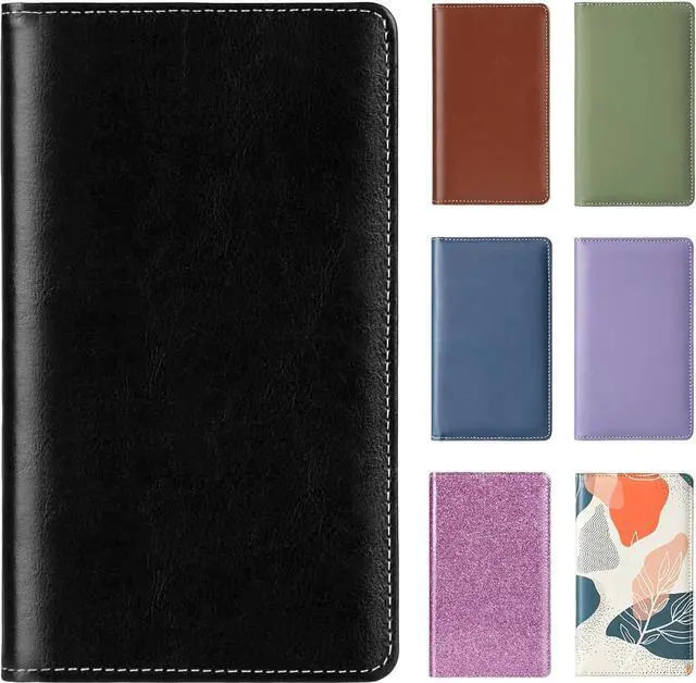 Main image of Leather Professional Business Card Holder Organizer Book - 300 Card Capacity Premium PU Folder with Soft Cover, Name Card Credit Cards Binder for Men/Women, Elegant Black