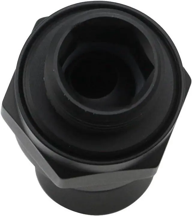 Alt view image 7 of 7 - Matte Black Shower Head Swivel Ball Adapter | 360° Brass Chrome, Adjustable, G1/2 Universal Shower Arm