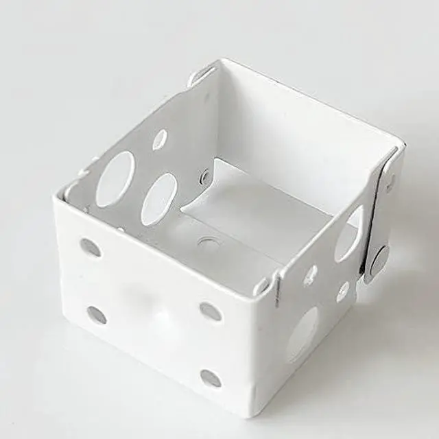 Alt view image 3 of 6 - Cutelec Box Mounting Bracket 1set for 1-1/2" Blinds White Color Window Blinds Headrail Bracket