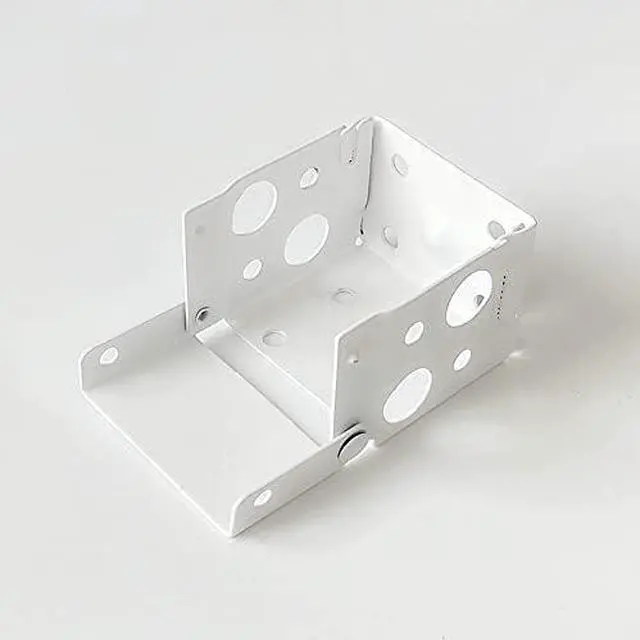Alt view image 4 of 6 - Cutelec Box Mounting Bracket 1set for 1-1/2" Blinds White Color Window Blinds Headrail Bracket