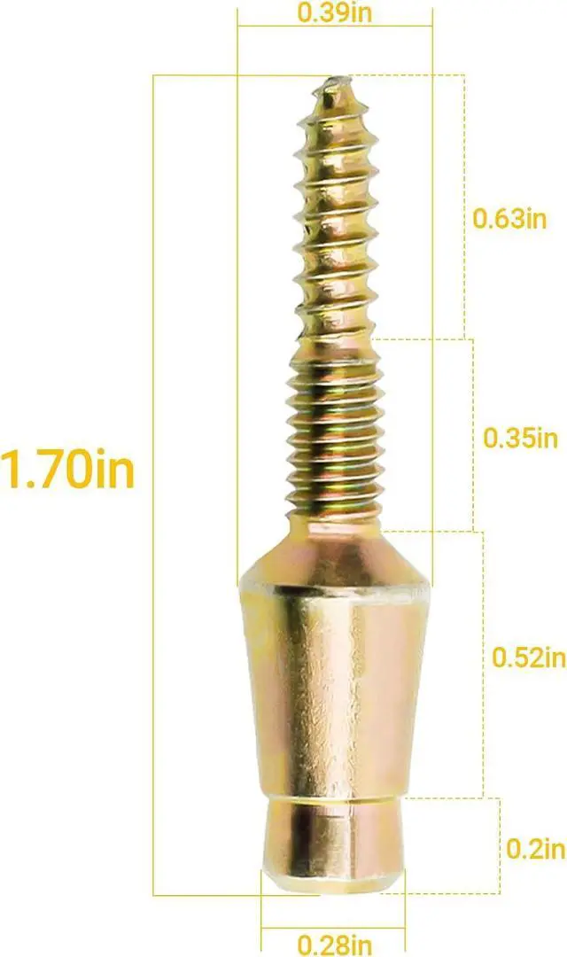 Alt view image 2 of 7 - Door Hinge Security Screws,Door Hinge Security Pins -10 Pack