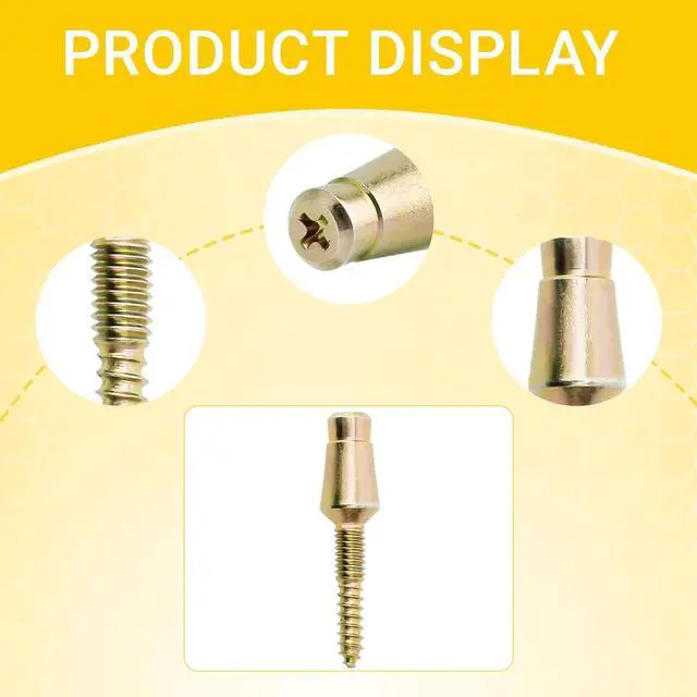 Alt view image 3 of 7 - Door Hinge Security Screws,Door Hinge Security Pins -10 Pack