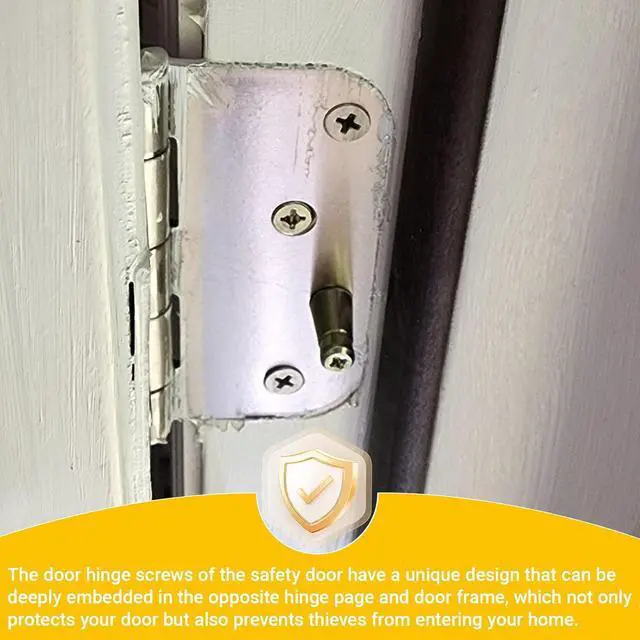 Alt view image 6 of 7 - Door Hinge Security Screws,Door Hinge Security Pins -10 Pack