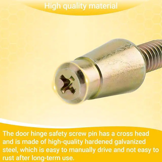 Alt view image 7 of 7 - Door Hinge Security Screws,Door Hinge Security Pins -10 Pack