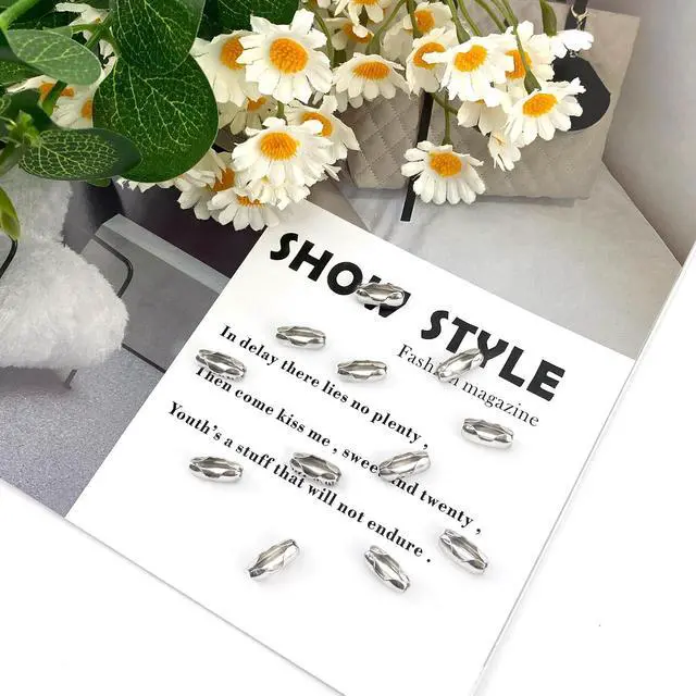 Alt view image 7 of 7 - BlingKingdom 12 PCS Blind Chain Connector Clips for Vertical Roman Roller | Stainless Steel, Quick Repair Roller Blind Beaded Pull Chord, Replacement Fixing for 4.5 mm Ball Chain Link Connector