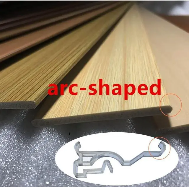 Alt view image 4 of 4 - Valance Clips 6pcs 2.5" Clear Plastic Hidden Retainer Holder Installation Bracket for 2inch Horizontal Wood and Faux Wood Blinds with a 2-1/2" (64mm) Arc-Shaped Slat