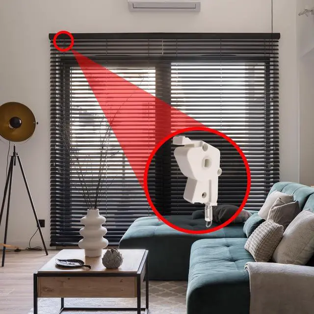 Alt view image 6 of 7 - Amazing Drapery Hardware High Profile 2" Plastic Wand Tilter for Horizontal Blinds 2ct - Square Rod Compatible, Durable Control Mechanism