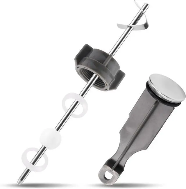 Main image of 2pcs Sink Drain Parts, Pop-Up Stopper & Pivot Rod for Price Pfister | Sink Drain Repair Kit for Popular Band, Bathroom Replacement