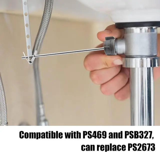 Alt view image 6 of 7 - 2pcs Sink Drain Parts, Pop-Up Stopper & Pivot Rod for Price Pfister | Sink Drain Repair Kit for Popular Band, Bathroom Replacement