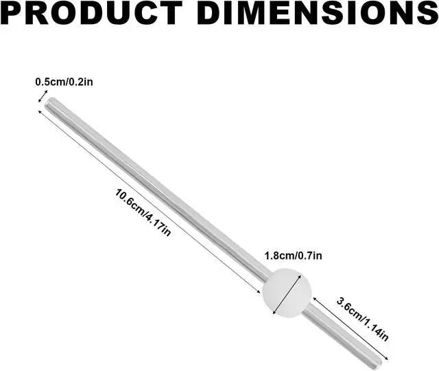 Alt view image 2 of 7 - 2pcs Lavatory Pop-Up Drain Center Piece Assembly for Danco & Price Pfister | Bathroom Sink Pivot Ball Rod Stopper Replacement Sink Drain Parts for Danco 34807 & Price Pfister PS2673 PS469 PSB327