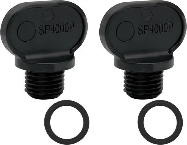 Main image of 2 Pcs SPX4000FG Drain Plug Parts with O-Rings | Fits Pool Pump and Filter, Hot Tub Pump Replacement, Plastic & Rubber, Swimming Pool Seal Repair Parts