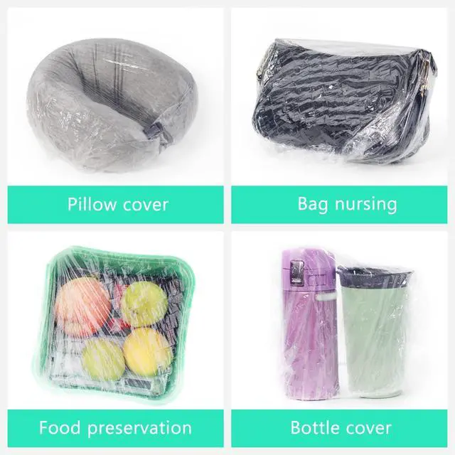 Alt view image 7 of 7 - Keeygo Disposable Shower Caps 30 PCS Bath Caps Clear Waterproof Plastic Wraps for Women, Hotel Travel Essentials Accessories Hair Caps(17.3")