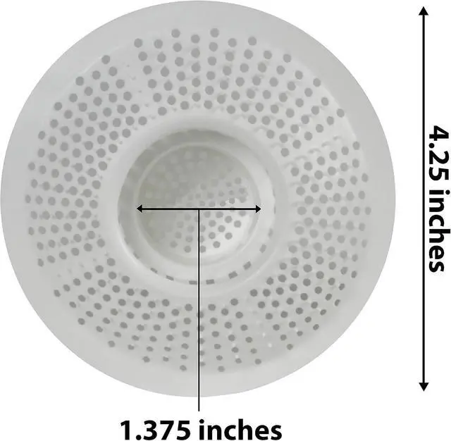 Alt view image 3 of 7 - Evriholder Hairstopper 1pk, Plastic Drain Protector for Bathtubs & Showers, Pack of 1