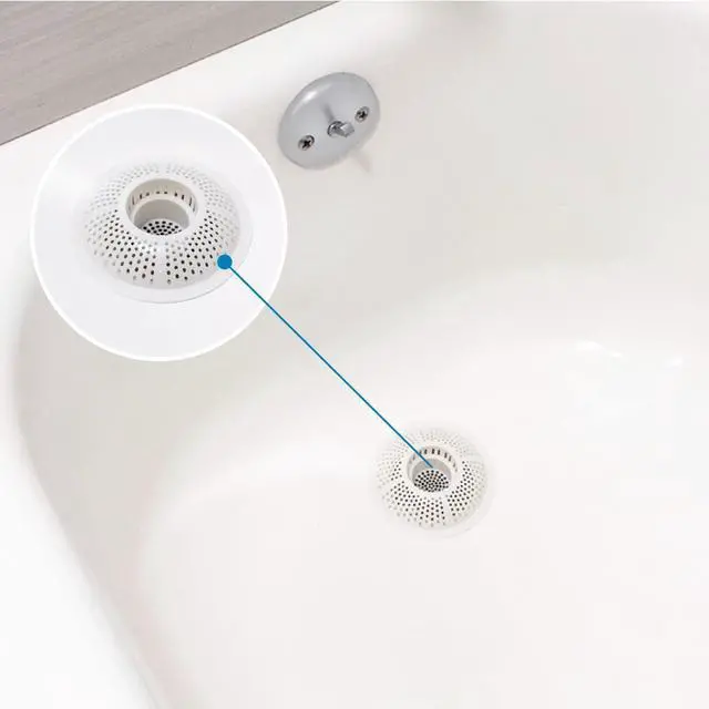 Alt view image 5 of 7 - Evriholder Hairstopper 1pk, Plastic Drain Protector for Bathtubs & Showers, Pack of 1