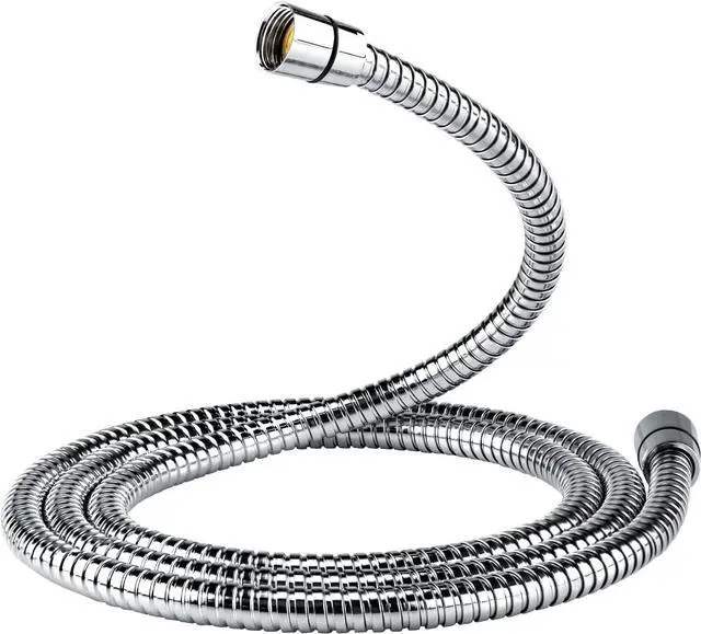 Main image of Eisinly 79 Inches Shower Hose with Brass Insert and Nut, Chrome | Stainless Steel Shower Hose, Extra Long, Ultra-Flexible Anti-Kink Design, Tight seal, Simple Installation