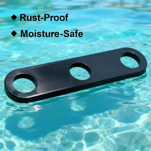 Alt view image 5 of 7 - Faucet Stabilization Plate Compatible with Delta RP37490 | 3-Hole Under Sink Support Bracket