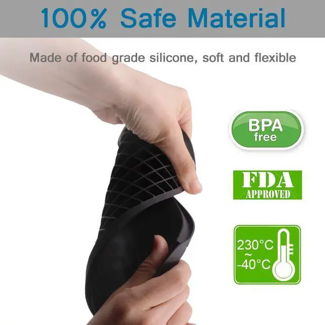 Alt view image 2 of 7 - Silicone Mini Ice Cube Trays 3 Pack, 160 Crushed Ice Cube Molds Easy Release Small Ice Cube for Chilling Whiskey Cocktail, Kitchen Gadgets Stackable Ice Trays, Specialty Accessories Tool for Freezer